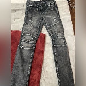 28/30 rue 21 black and grey skinny jeans
